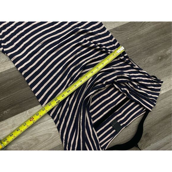 Vila Clothes Flow Dress in Major Blue/Light Pearl Striped, Size Small, Italian - Picture 9 of 11